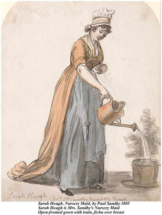 Sarah Hough Nursery Maid Paul Sandby 1805